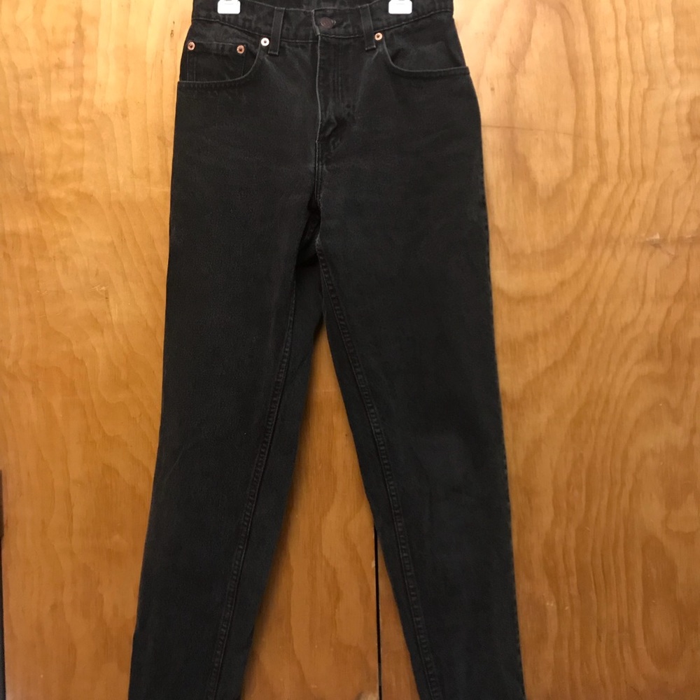 Levi’s 550 High Waisted Black Jeans